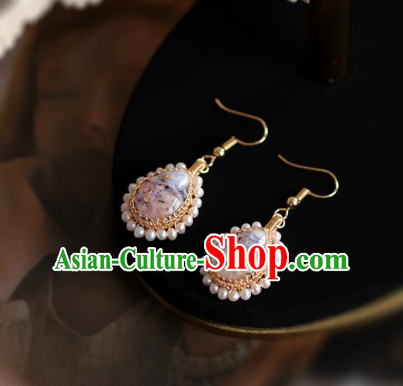 Princess Handmade Pearls Earrings Fashion Jewelry Accessories Classical Eardrop for Women