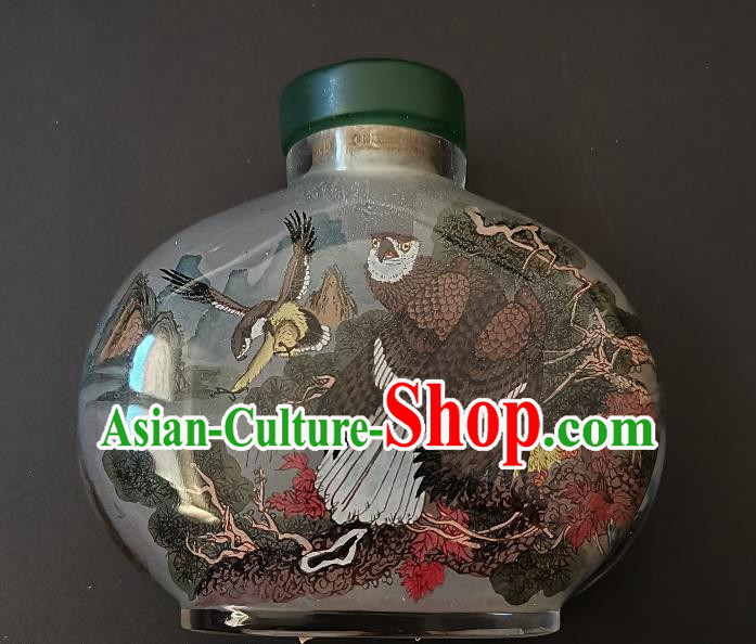 Chinese Snuff Bottle Traditional Handmade Painting Eagle Snuff Bottles