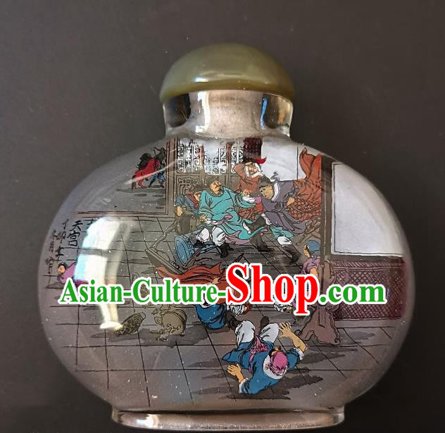 Chinese Snuff Bottle Traditional Handmade Painting Havoc in Heaven Snuff Bottles