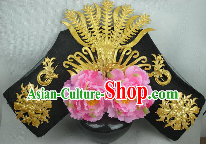 Treading On Thin Ice Chinese Traditional Qing Dynasty Court Lady Hair Accessories Flag Bun Drama Ancient Princess Ruoxi Headwear