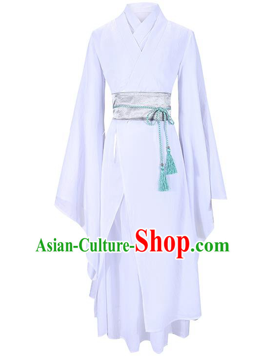 Traditional Japanese Costumes Japan Kimono Cosplay White Yukata Dress for Women