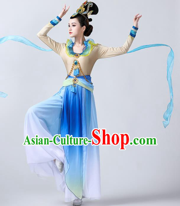 China Spring Festival Gala Dance Stage Performance Outfits Traditional Flying Apsaras Dance Costume Classical Dance Clothing