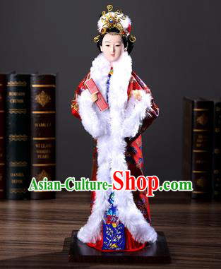 Handmade the Twelve Hairpins of Jinling A Dream in Red Mansions Traditional China Beijing Silk Figurine Wang Xifeng