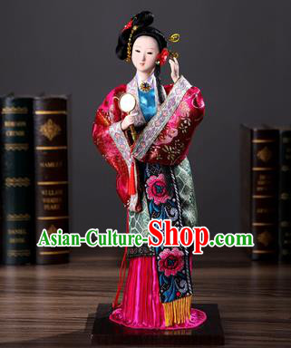 Handmade Traditional China Beijing Silk Figurine the Twelve Hairpins of Jinling A Dream in Red Mansions - Qin Keqing