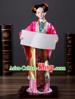 Handmade Traditional China Beijing Silk Figurine A Dream in Red Mansions the Twelve Hairpins of Jinling - Jia Xi Chun