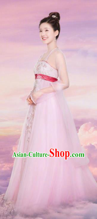 China Drama The Romance of Tiger and Rose Chen Qianqian Garment Costumes Traditional Hanfu Dress Ancient Princess Clothing