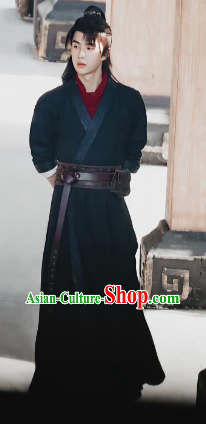 China Traditional Wuxia Drama The Legend of Fei Xie Yun Clothing Ancient Swordsman Garments Costume