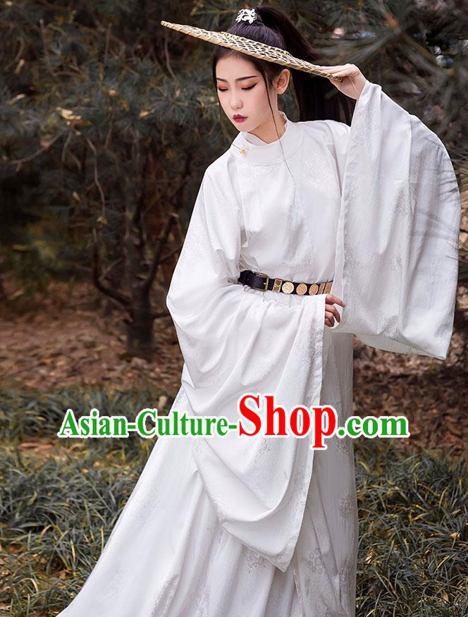 China Traditional Ming Dynasty Swordsman Hanfu Clothing Ancient Nobility Childe Costumes