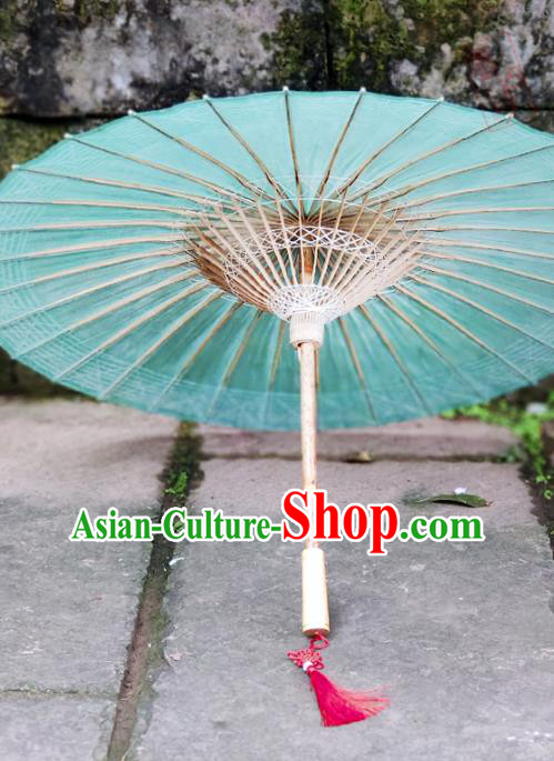 Traditional China Dance Umbrella Sky Blue Oil Paper Umbrella Handmade Umbrellas Artware Bumbershoot