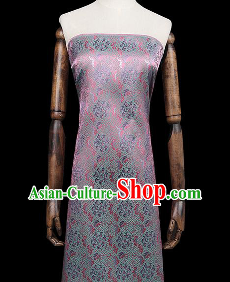 China Traditional Qipao Dress Song Brocade Drapery Classical Cheongsam Jacquard Silk Fabric