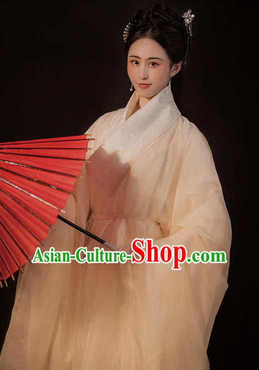 Chinese Ancient Patrician Lady Clothing Traditional Ming Dynasty Palace Princess Hanfu Dress
