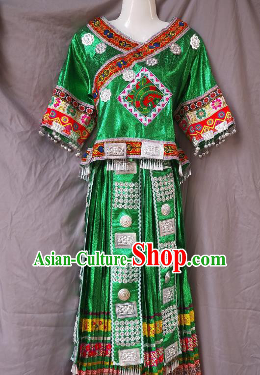 Chinese Hmong Ethnic Dance Costumes Traditional Miao National Minority Stage Performance Clothing