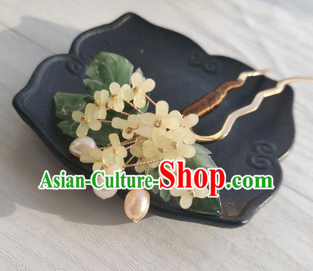 Chinese Ancient Princess Hairpin Hanfu Hair Accessories Traditional Ming Dynasty Fragrans Hair Stick