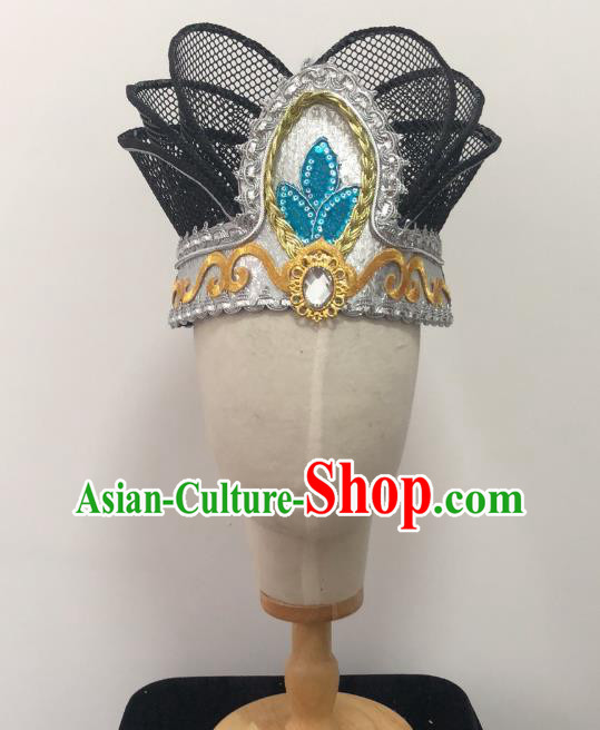 China Traditional Classical Dance Hair Accessories Ancient Scholar Performance Hat
