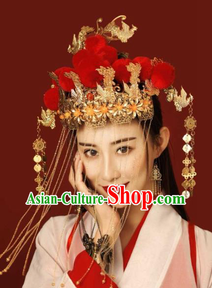 Chinese Movie A Chinese Odyssey Hair Accessories Ancient Goddess Zi Xia Phoenix Coronet