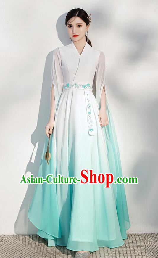 China Chorus Group Performance Costume Annual Meeting Clothing Stage Show Full Dress