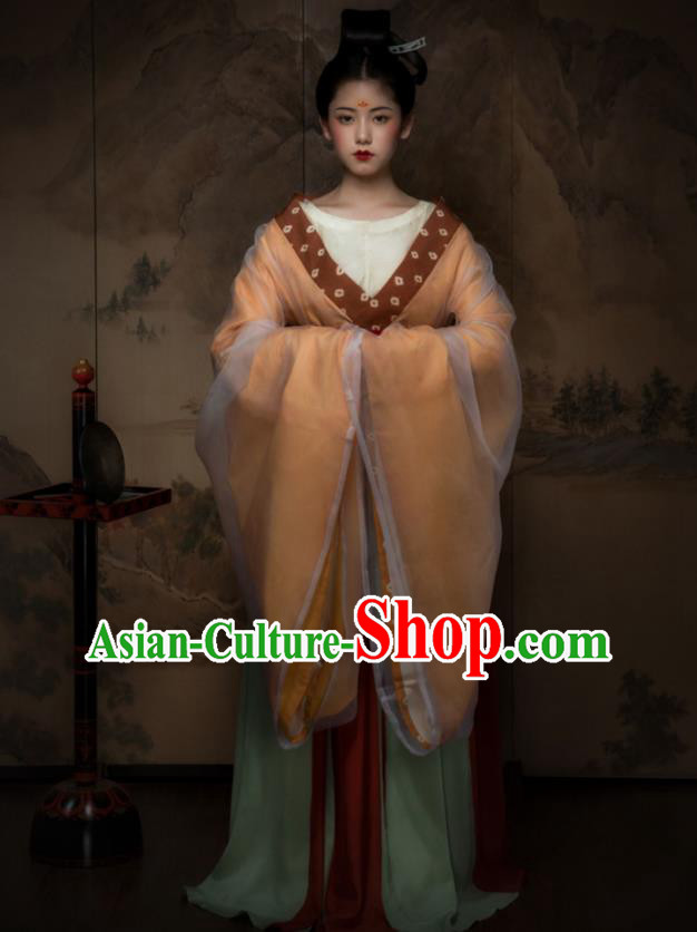 China Northern and Southern Dynasties Court Princess Historical Clothing Ancient Royal Infanta Hanfu Dress Garments