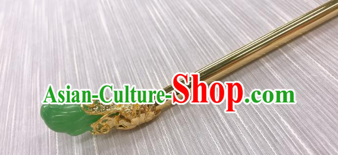 Korea Folk Dance Hair Stick Court Bride Golden Hairpin Korean Traditional Hanbok Hair Accessories