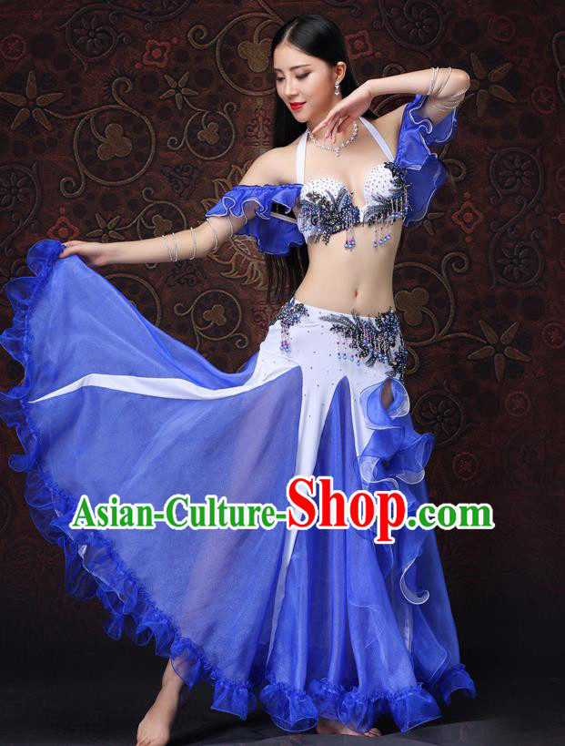 Indian Raks Sharki Oriental Dance Bra and Skirt Uniforms Asian Belly Dance Costumes