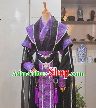 Chinese Ancient Prince Hanfu Clothing Drama Cosplay Chivalrous Male Apparels Han Dynasty Swordsman Garment Costumes