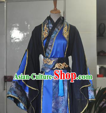 Chinese Ancient Knight Hanfu Clothing Drama Cosplay Royal Highness Apparels Jin Dynasty Swordsman Garment Costumes