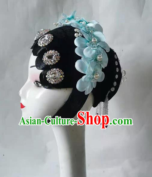 Chinese Beijing Opera Headwear Classical Dance Headdress Traditional Stage Performance Hair Accessories