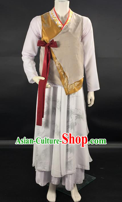 Chinese Classical Dance Korean Dance Clothing Male Solo Dance Outfits Stage Performance Garment Costume