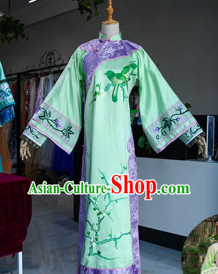 China Ancient Court Woman Clothing Traditional Qing Dynasty Imperial Consort Garment Drama Empresses in the Palace An Lingrong Green Dress