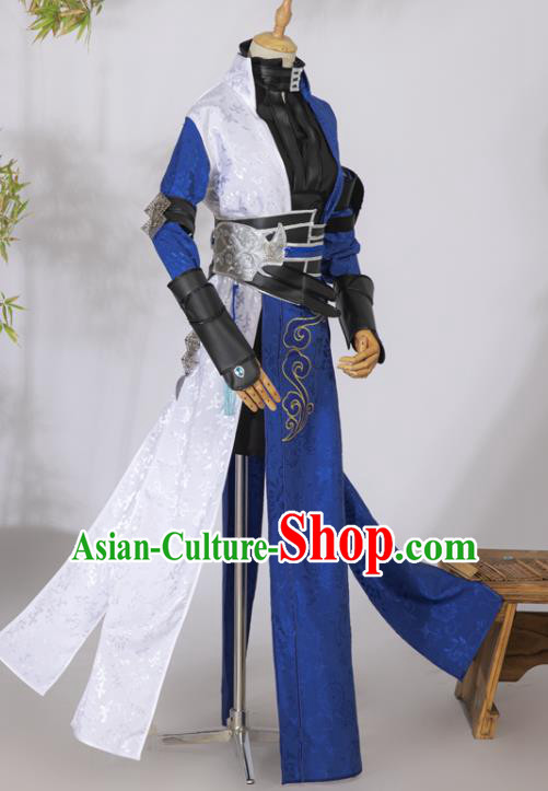 China Traditional Cosplay Female Swordsman Clothing Ancient Woman Warrior Hanfu Dress Garments