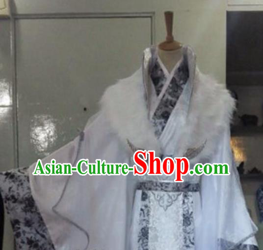 Chinese Drama Cosplay Nobility Childe Apparels Jin Dynasty Prince Garment Costumes Ancient Royal Highness Hanfu Clothing