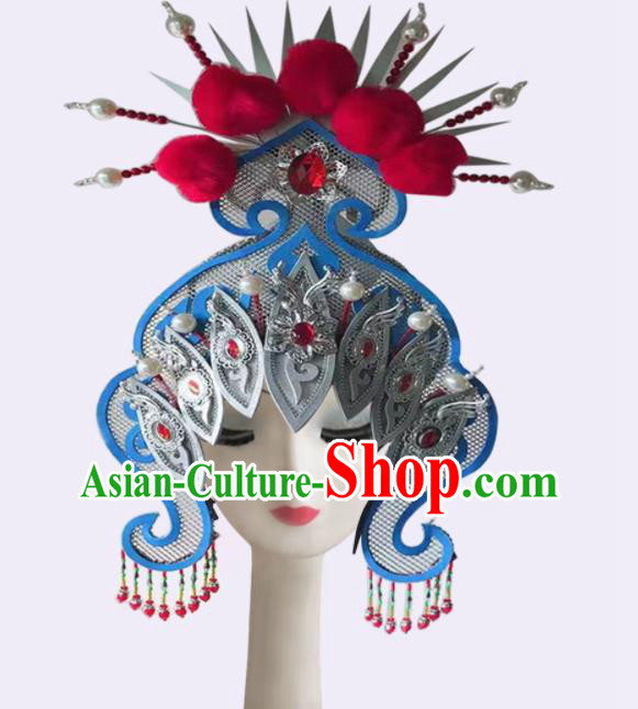 China Stage Performance Hat Opera Diva Hair Accessories Classical Dance Headdress