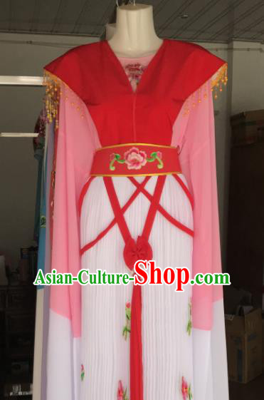 China Ancient Young Lady Clothing Peking Opera Hua Tan Dress Beijing Opera Diva Costume Shaoxing Opera Actress Fang Yafen Uniforms