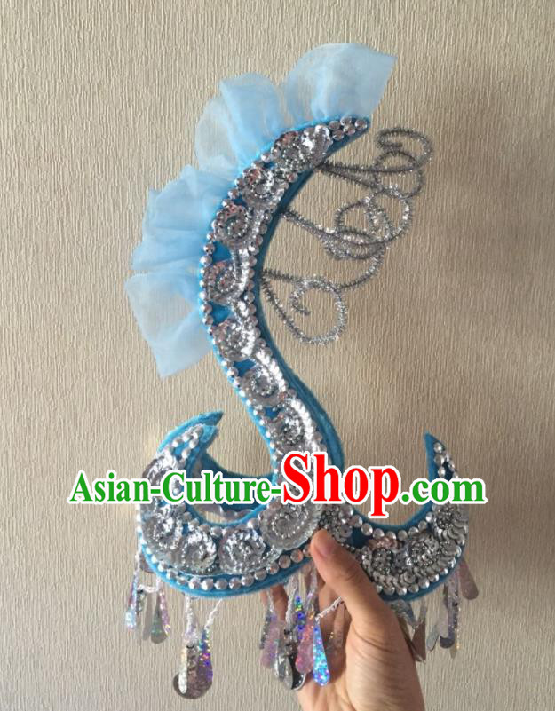 Chinese Classical Dance Headdress Fish Dance Hair Stick Female Dance Hair Accessories Stage Performance Headpiece