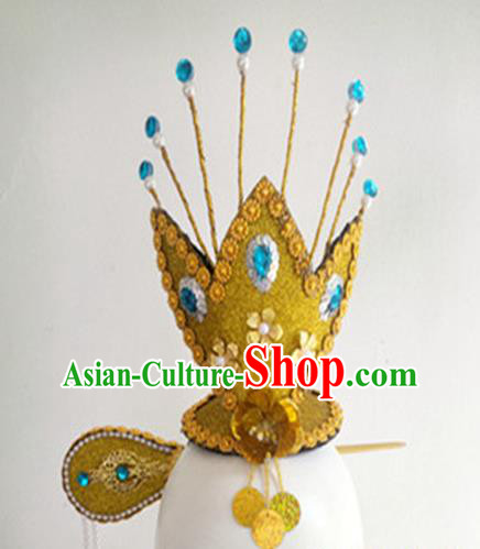 China Chaoxian Ethnic Dance Hair Crown Korean Nationality Dance Hair Accessories Folk Dance Hairpin