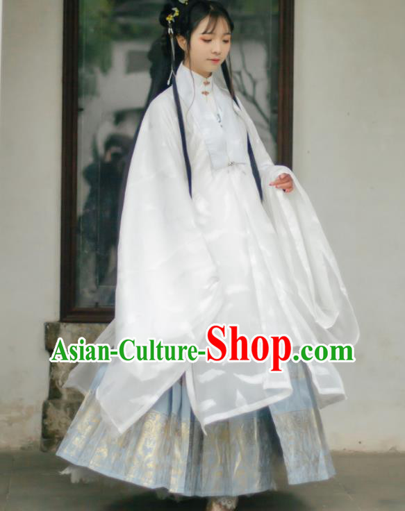 China Traditional Court Beauty Hanfu Dress Ancient Royal Princess Garment Costumes Ming Dynasty Royal Infanta Historical Clothing