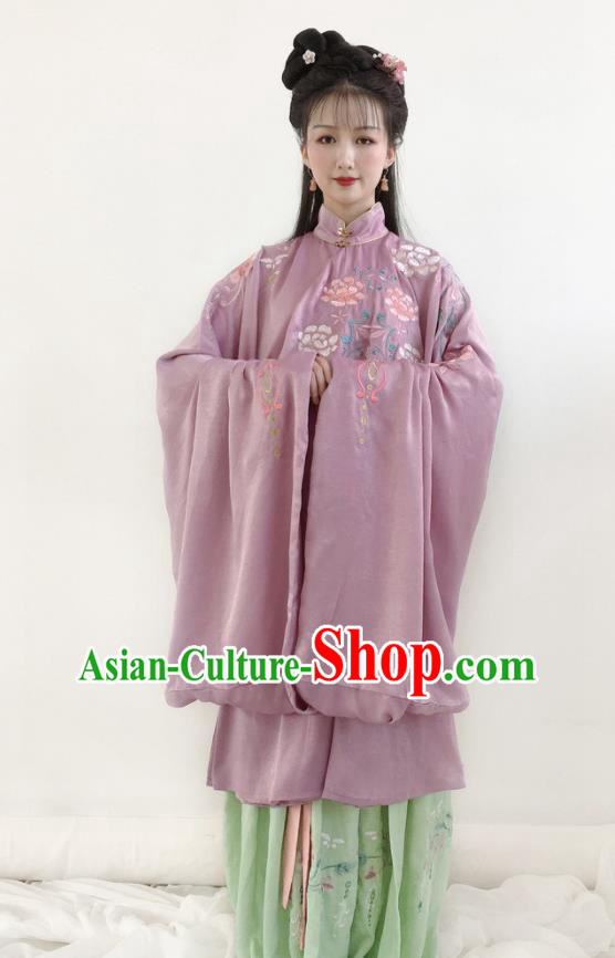 China Ancient Royal Princess Garment Costume Ming Dynasty Court Beauty Historical Clothing Traditional Nobility Lady Hanfu Dress Attire