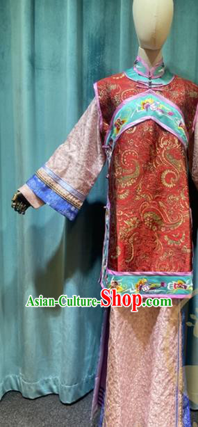Chinese Qing Dynasty Palace Lady Dress Outfits Traditional Drama My Fair Princess Xia Ziwei Garment Costumes Ancient Court Maid Clothing