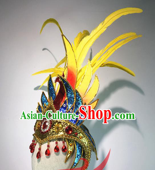 China Stage Performance Women Dance Hat Classical Dance Hair Accessories Opening Dance Headdress