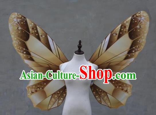 Custom Miami Show Back Decorations Cosplay Butterfly Fairy Props Catwalks Wings Halloween Fancy Ball Wear Carnival Parade Accessories