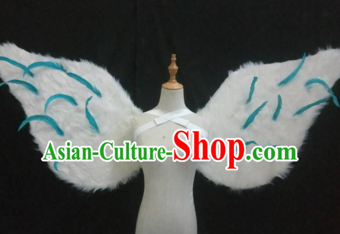 Custom Halloween Cosplay Performance Decorations Stage Show Props Opening Dance Wear Miami Catwalks Accessories Christmas Feather Angel Wings