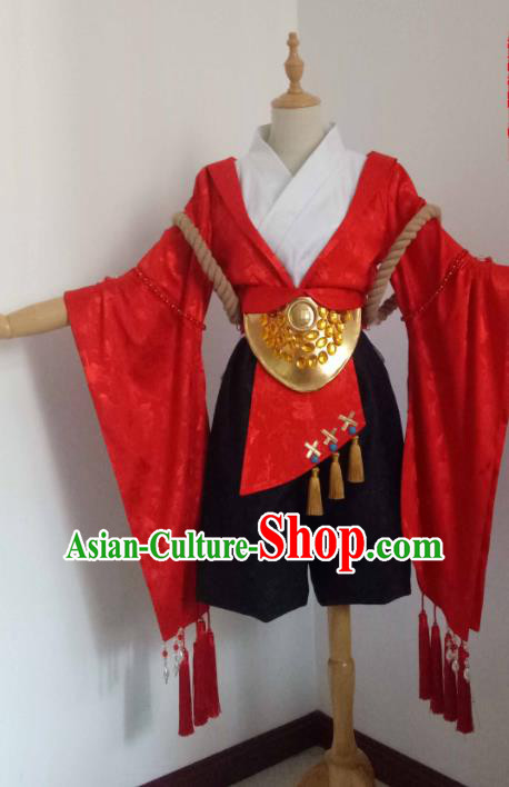 China Cosplay Female Knight Dress Outfits Traditional Game Role Garment Costumes Ancient Swordswoman Clothing