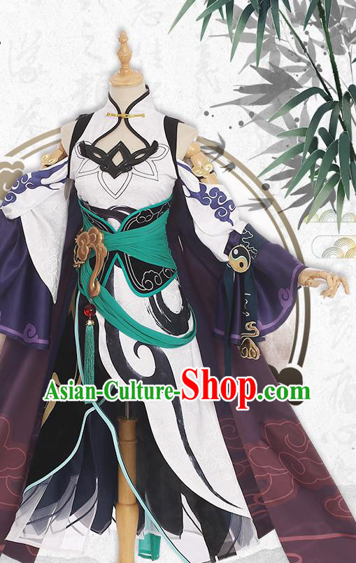 Custom Female Warrior Dress Outfits Cartoon Young Lady Clothing Cosplay Angel Garment Costumes
