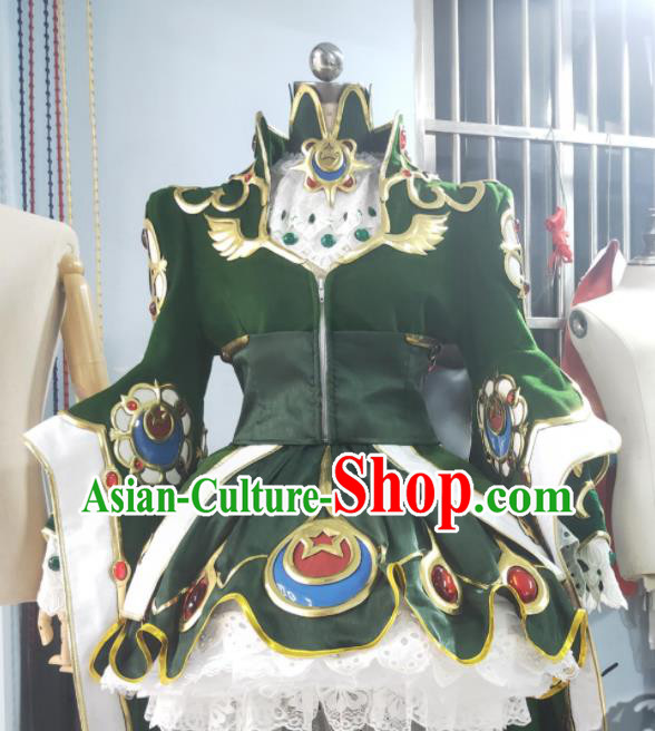 Top Cosplay Queen Dress Clothing Halloween Fancy Ball Garment Costume Cartoon Magic Angel Clothing
