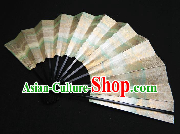 Japan Classical Dance Folding Fan Traditional Fan Handmade Bamboo Craft Fans Geisha Performance Accordion
