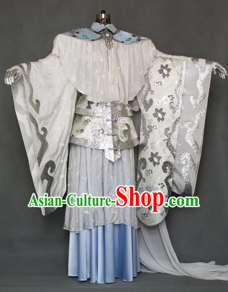 China Traditional Puppet Show Swordsman Nan Xiuzhen Uniforms Cosplay Young Shopkeeper Hanfu Clothing Ancient Chivalrous Male Garment Costumes