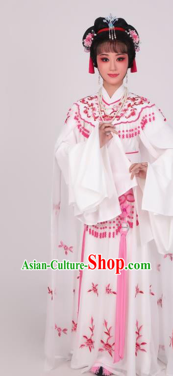Chinese Peking Opera Hua Tan Garment Costumes Traditional Cantonese Opera Meng Lijun Dress Ancient Princess Clothing