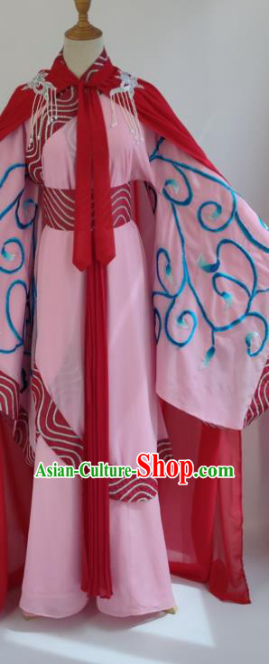 China Peking Opera Diva Costume Ancient Palace Princess Clothing Shaoxing Opera Wang Zhao Jun Pink Dress