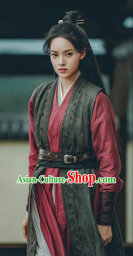 TV Series Sword Snow Stride Replica Costumes Chinese Ancient Female Assassin Clothing Wuxia Swordswoman Garment