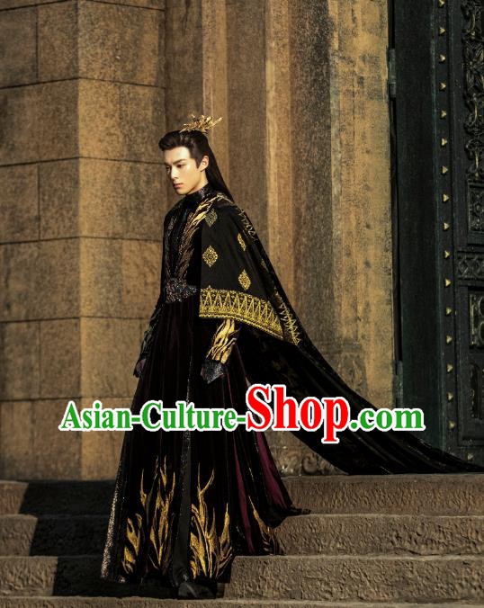 Love Between Fairy and Devil Chinese Xian Xia TV Series Fearsome Lord Devil Dong Fang Qing Cang Dylan Wang Garment Costumes