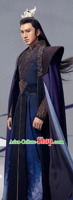 Chinese The Blue Whisper Lin Hao Qing Garment Costumes TV Series Swordsman Dresses Ancient Young Lord Clothing